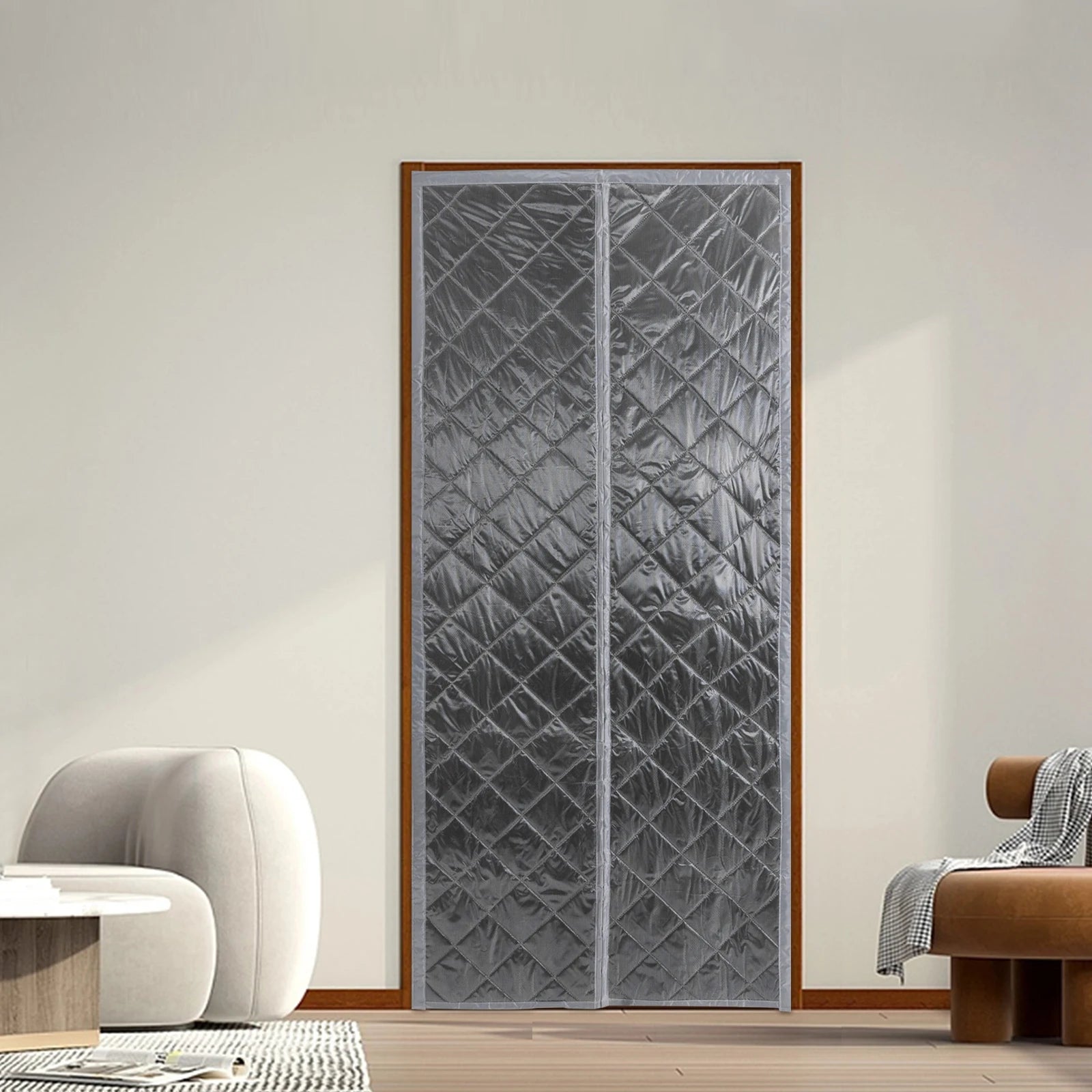 Magnetic Thermal Insulated Door Curtain Door Insulation Curtain in USA