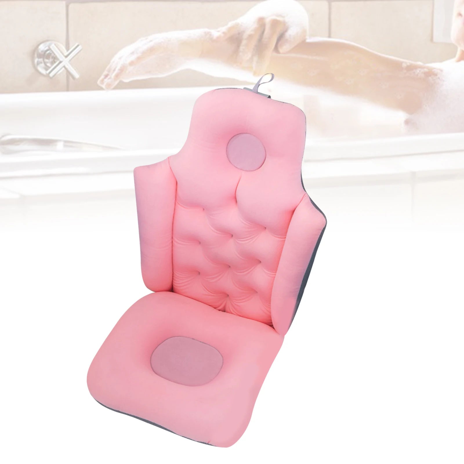 Bath Mat Pillow Mat Nonslip Ergonomic Bathtub Rest in USA