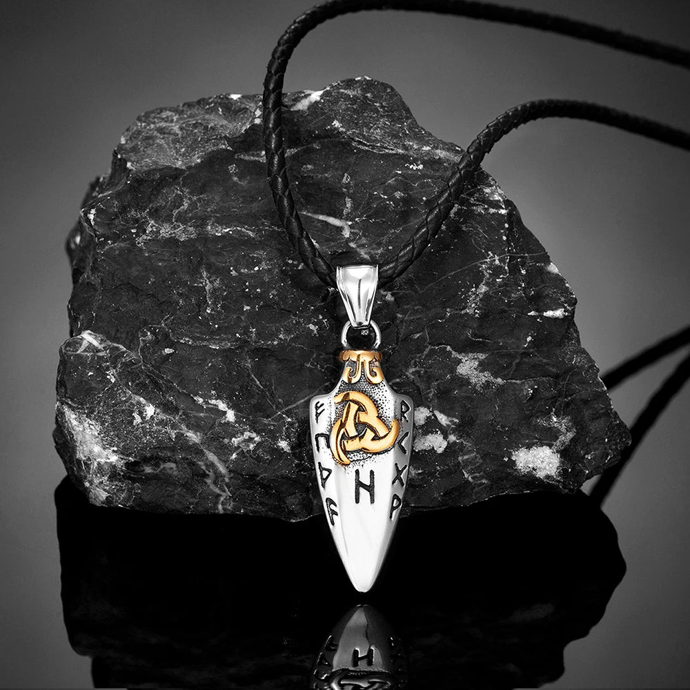 Norse Runes Odin's Spear Gungnir Necklace in USA