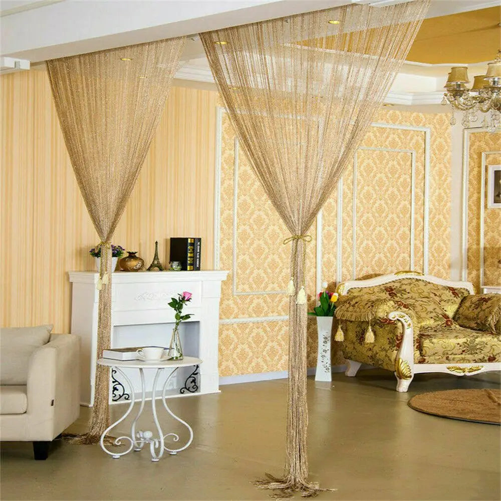 Beaded Curtains Room Divider Net String Curtain IN USA.