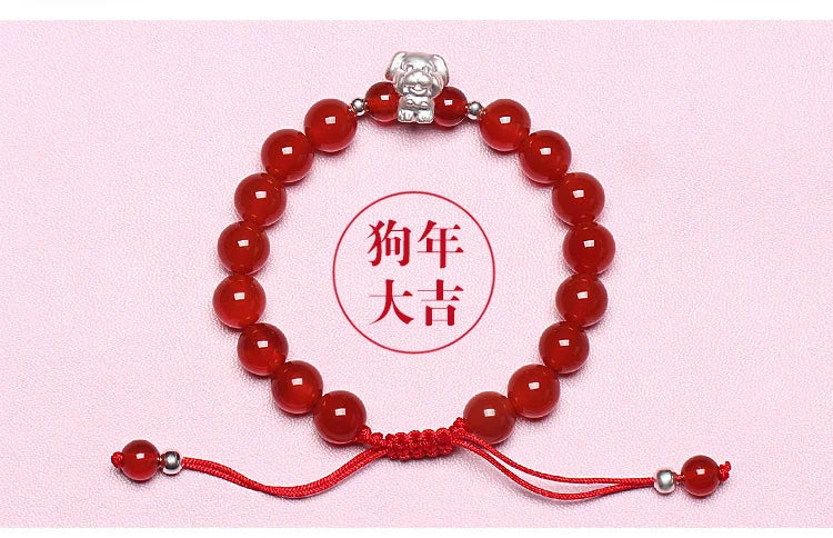 Sterling Silver Red Rope for Women and Men Korean Version in USA.