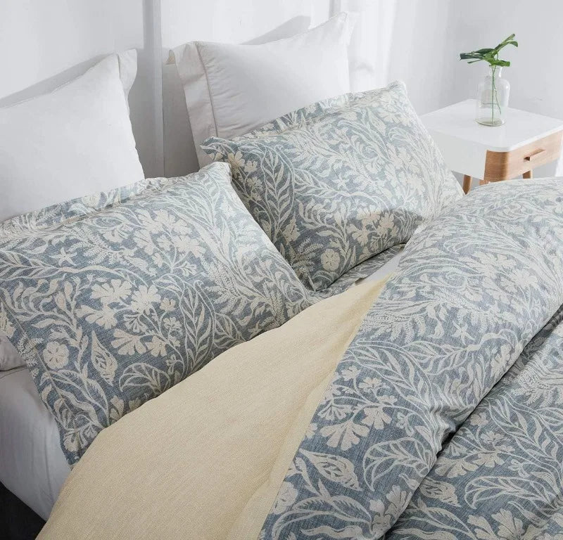 Duvet Cover, Thread Count Cotton Printed Luxury Floral Comforter