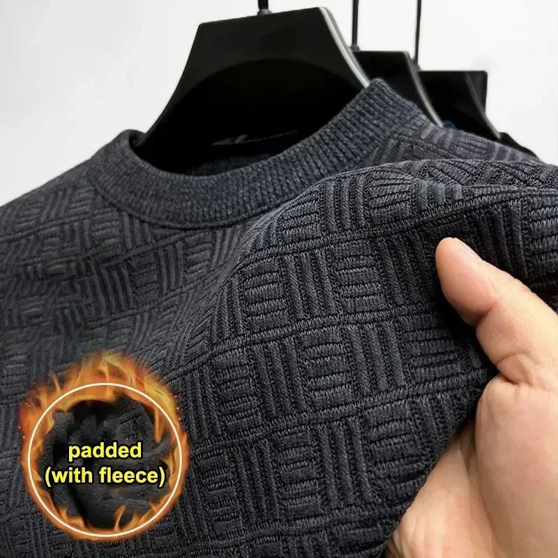 Men's Cashmere Sweater O-Neck Pullovers Knit Large Size in USA