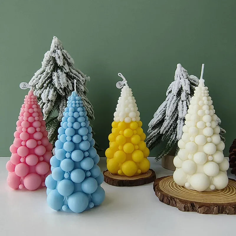 Bubble Ball Christmas Tree Aromatherapy Candle Ins Shooting