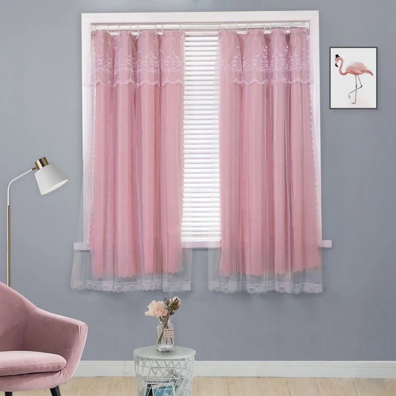 Ins Lace Curtains Window Hanging Curtains Living Room Bedroom in USA.