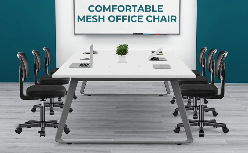 JHK Mesh Lumbar Support Armless Office Chair in USA.