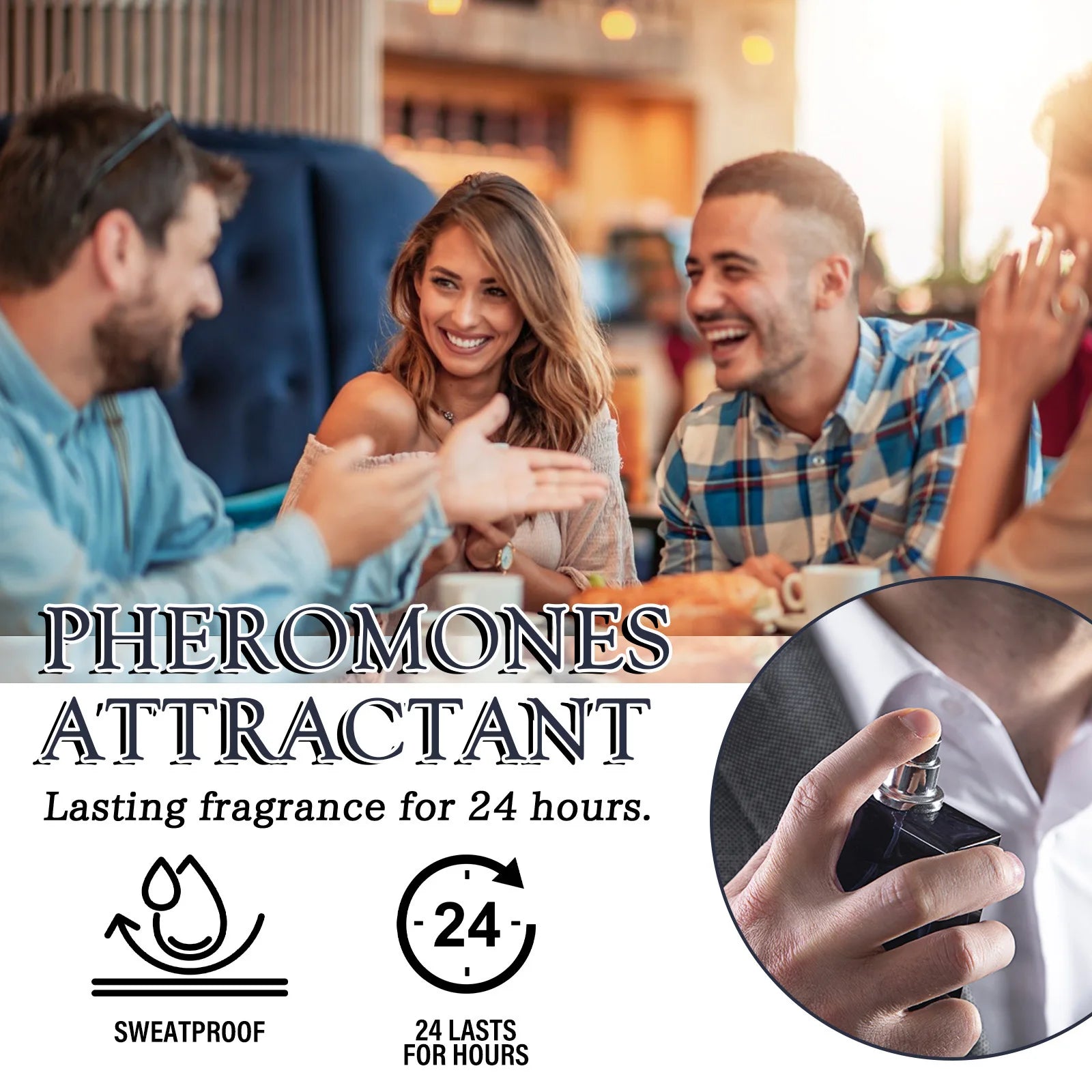 Men Pheromone Perfume Lasting Aroma Dating Romantic in USA