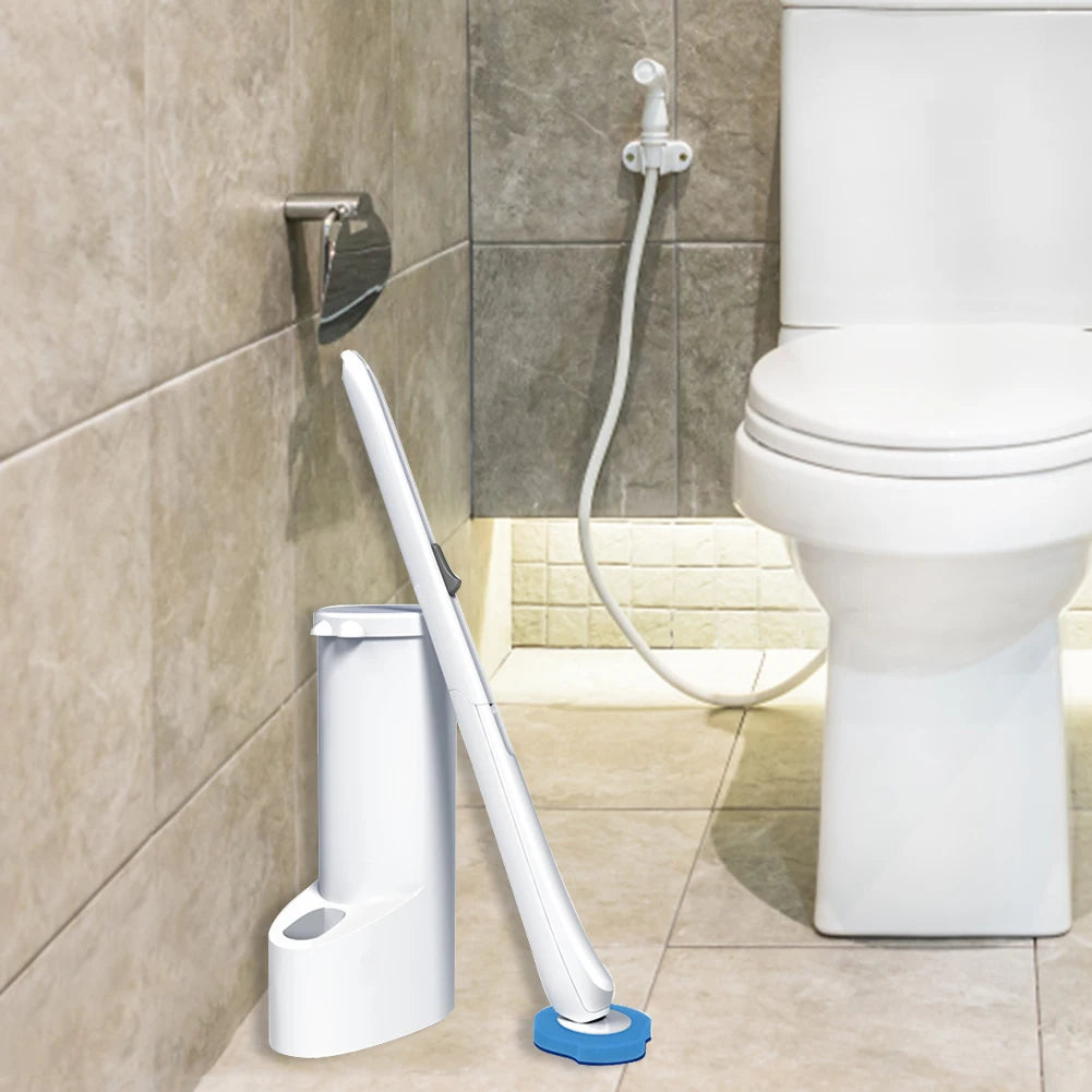 Wall-mounted Disposable Toilet Brush Cleaner