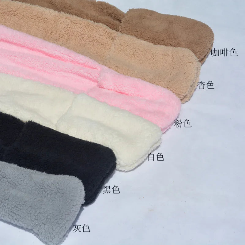 Women's Thick Plush Hat Scarf Gloves Set, Warm Cap, in USA