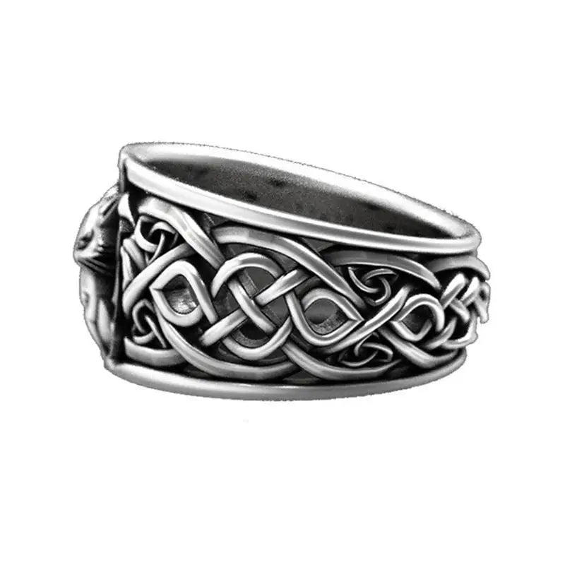 Vintage Nine Tailed Fox Rings Women Girls Viking Men Trendy Ring in USA