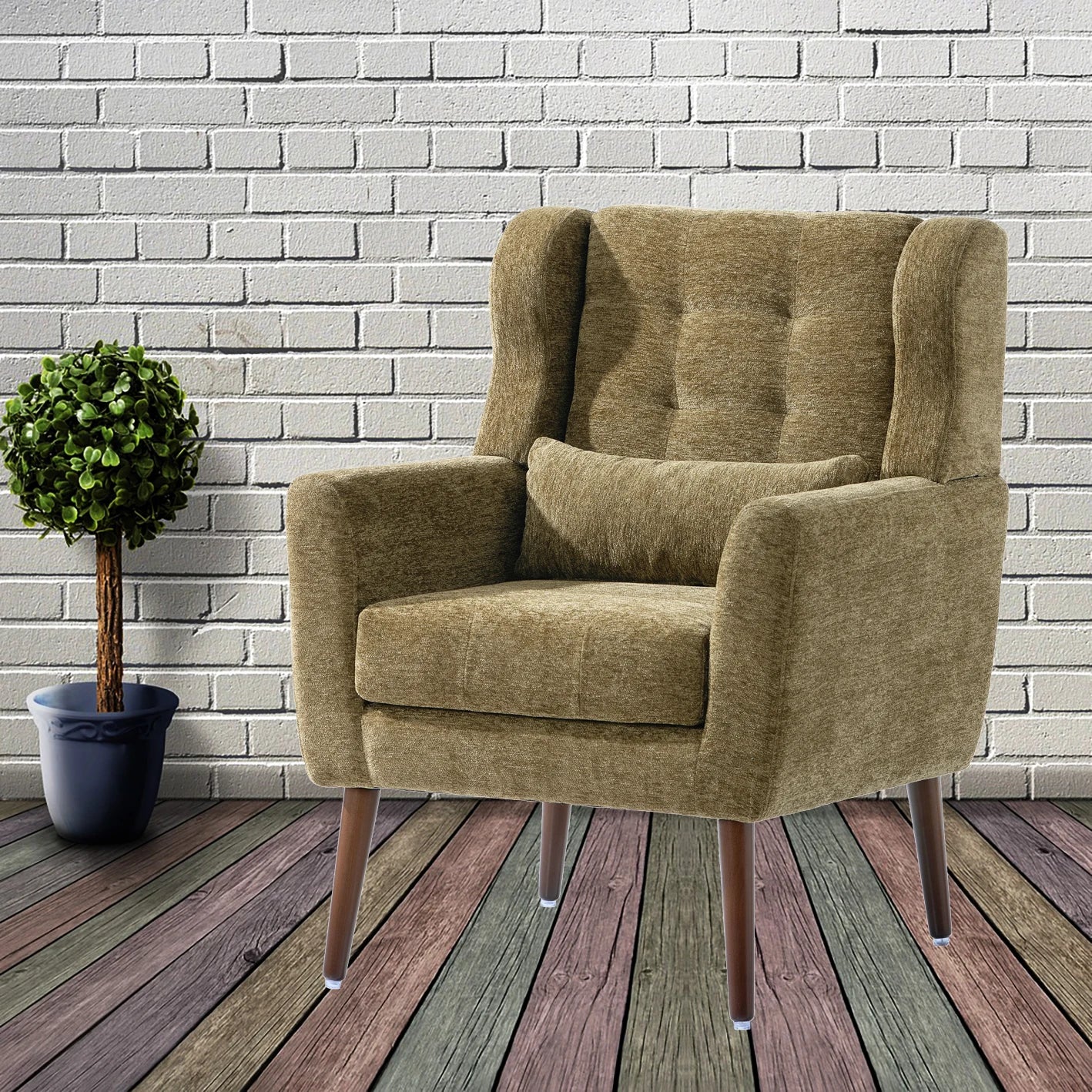 Modern Accent Chair,Chenille Arm Chair Living Room,in USA.