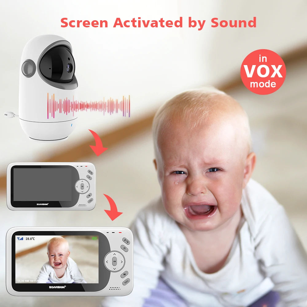 Baby Monitor Pan Wireless Night Security Camera IN USA.