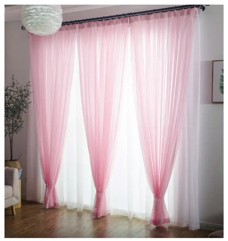 Free Customization Sheer Tulle Curtains Shading IN USA.