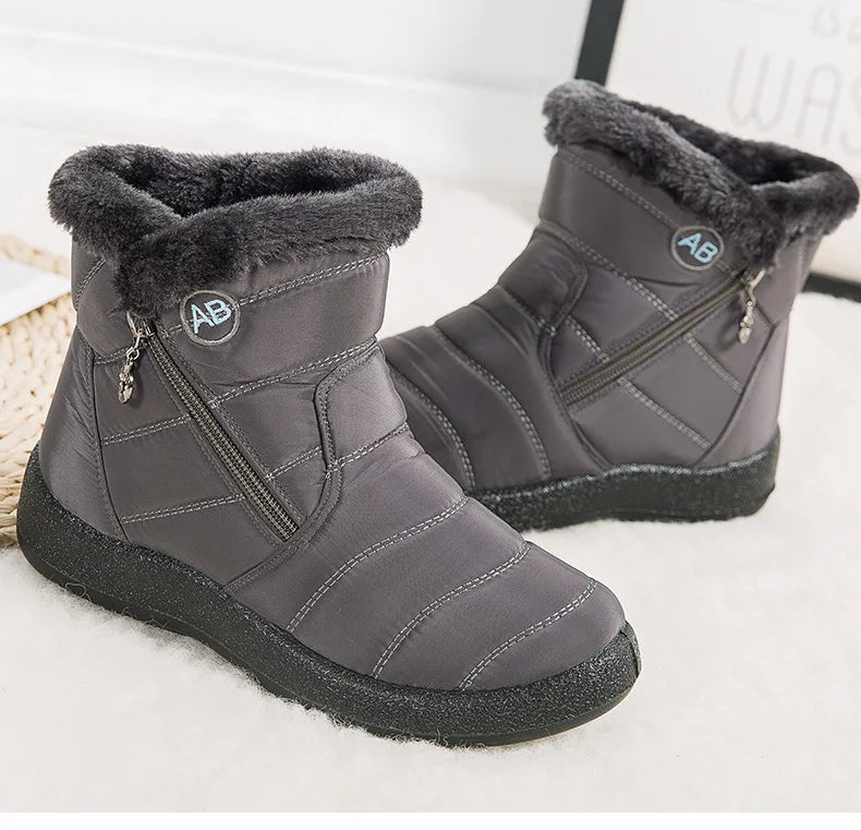 Women's Boots Women's Winter Boots Fur Winter Shoes For Women Ankle Bo