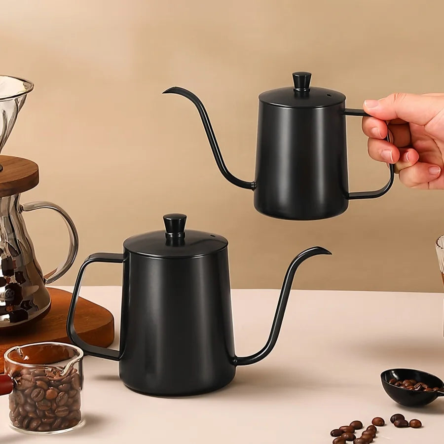 Stainless Hand Drip Coffee Hot Water Pot Gooseneck Kettle in USA.