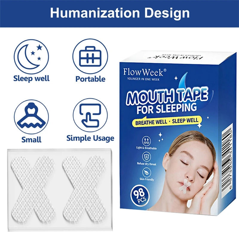 Mouth Tape Sleep Strip Anti-snoring Mouth Breathing in USA