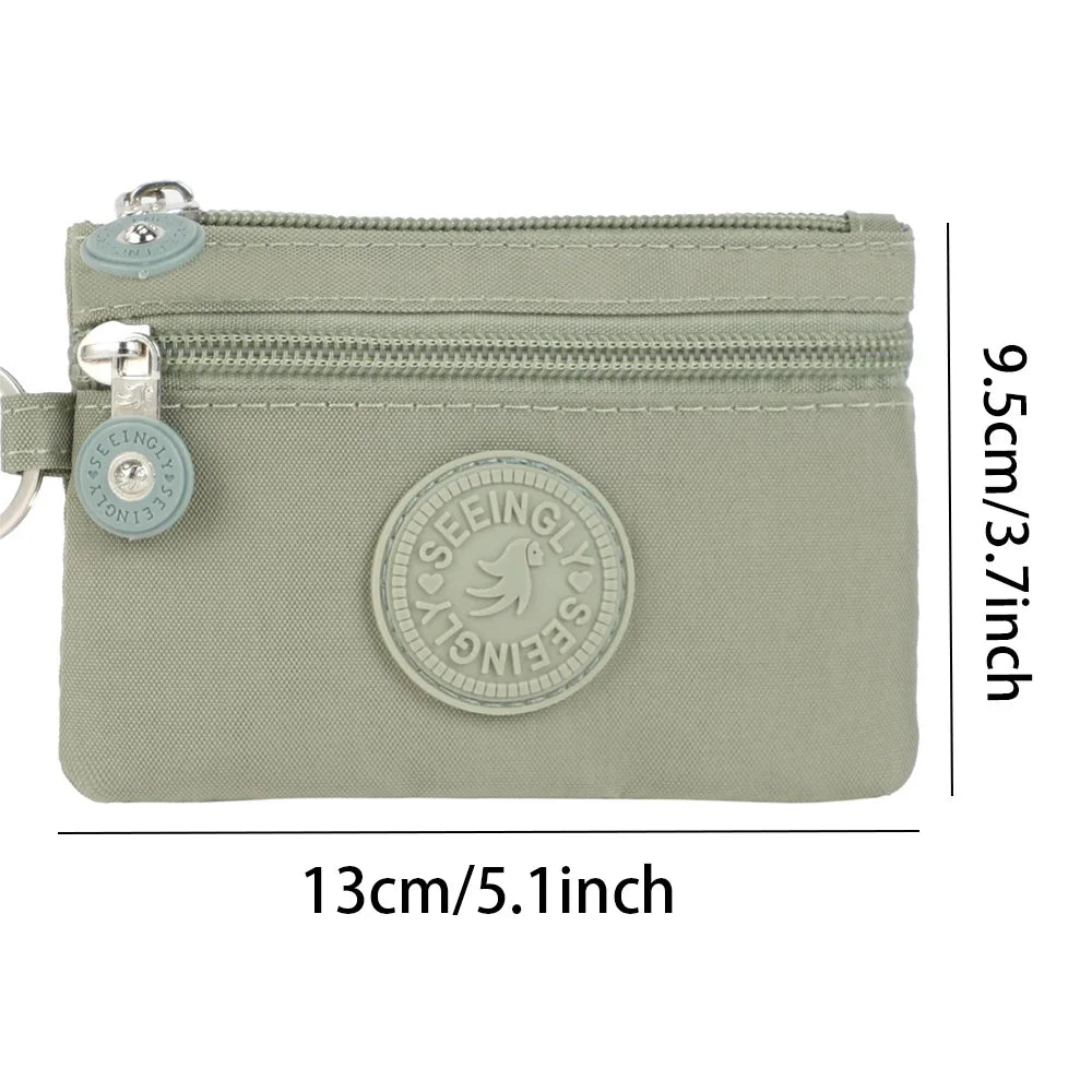 Small Solid Canvas Coin Bags Kid's Money Coin Purse in USA