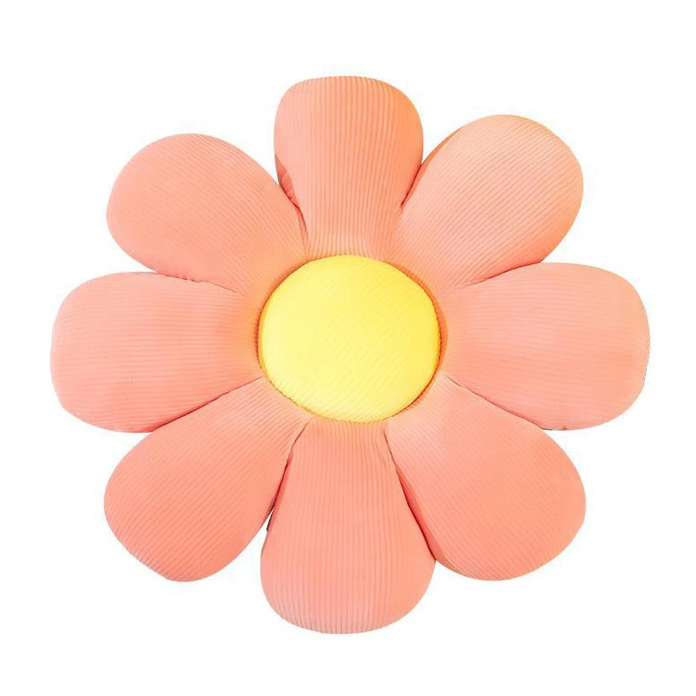 Flower-Shaped Little Daisy Throw Pillow Cushion Read in USA.