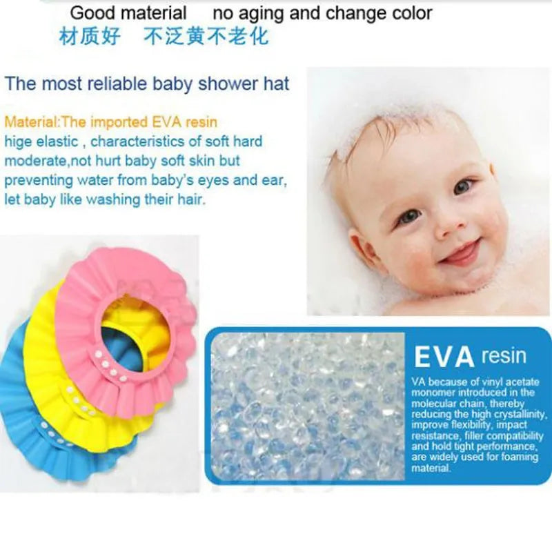 Adjustable Baby Shampoo Cap Kids Wash Hair Protection in USA