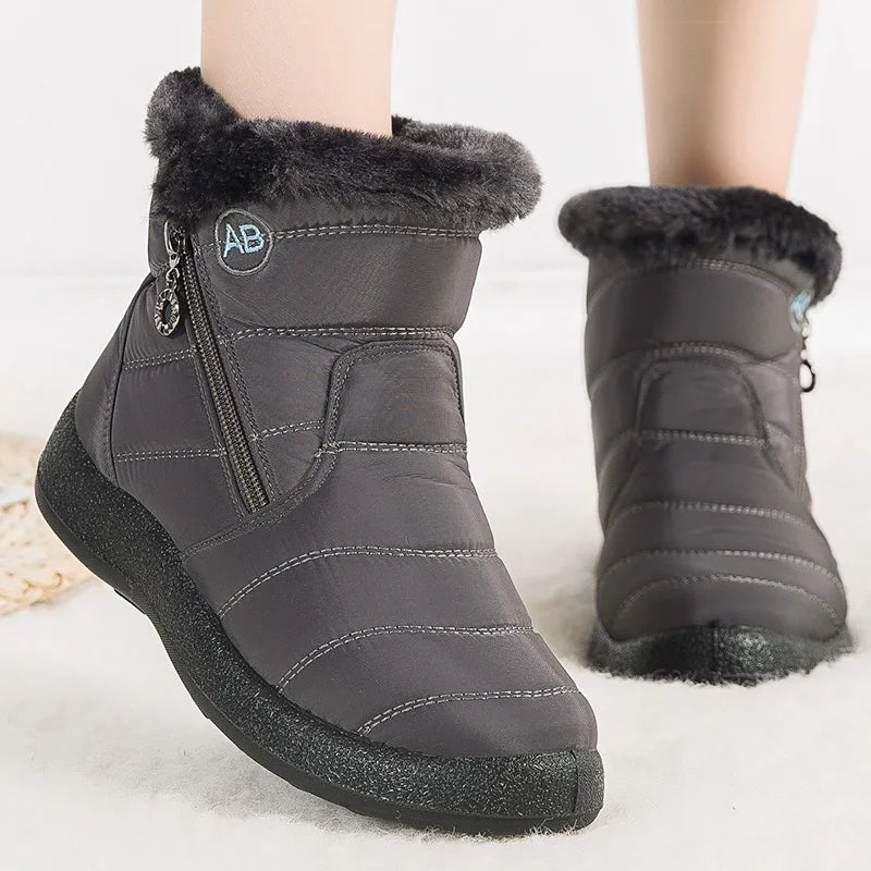 Women's Boots Women's Winter Boots Fur Winter Shoes For Women Ankle Bo