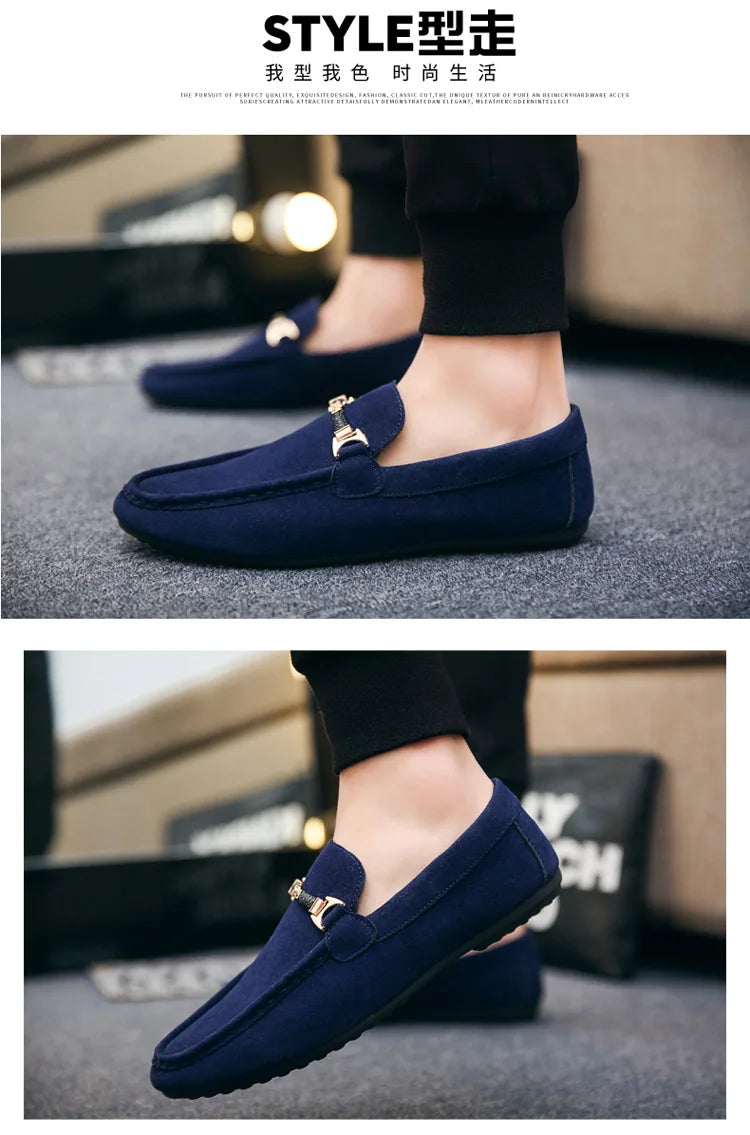 Slip-on Loafers Men Soft Driving Moccasins High Quality in USA