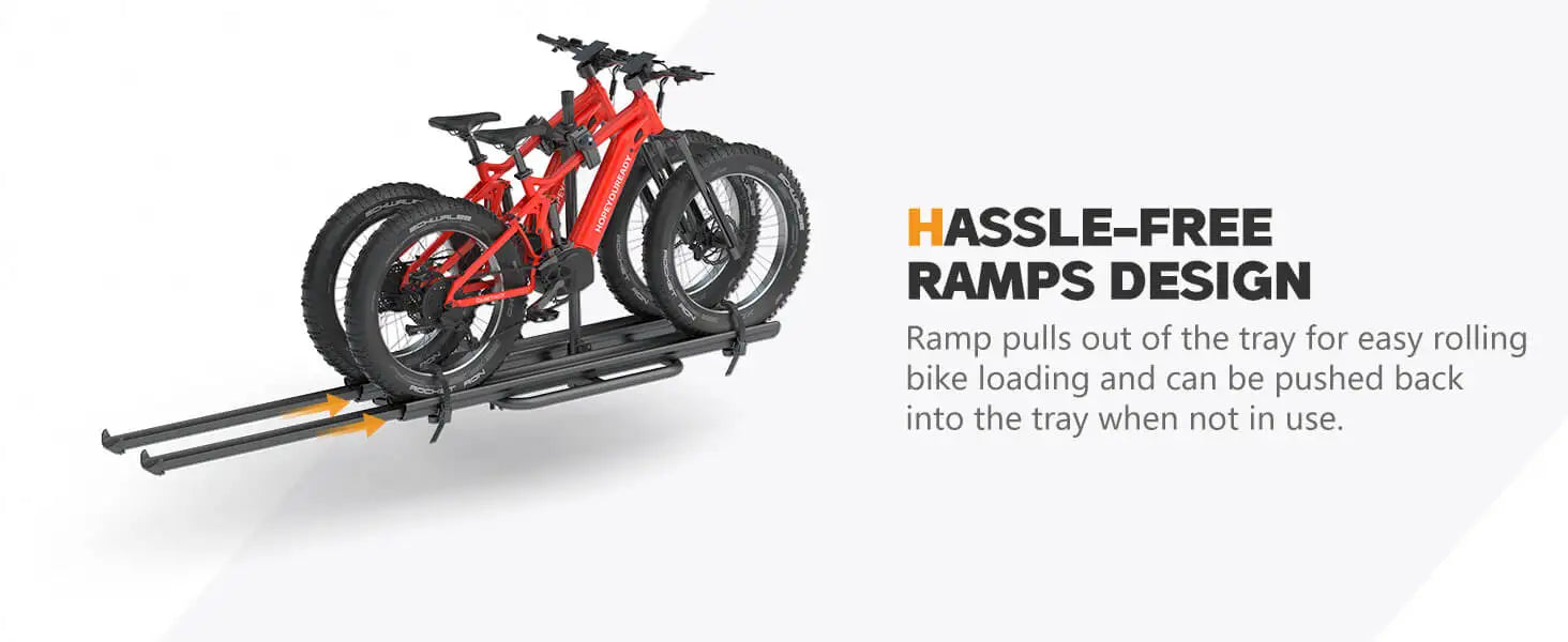 Rack Ramp Hitch Mounted Lockable Bike Racks in USA