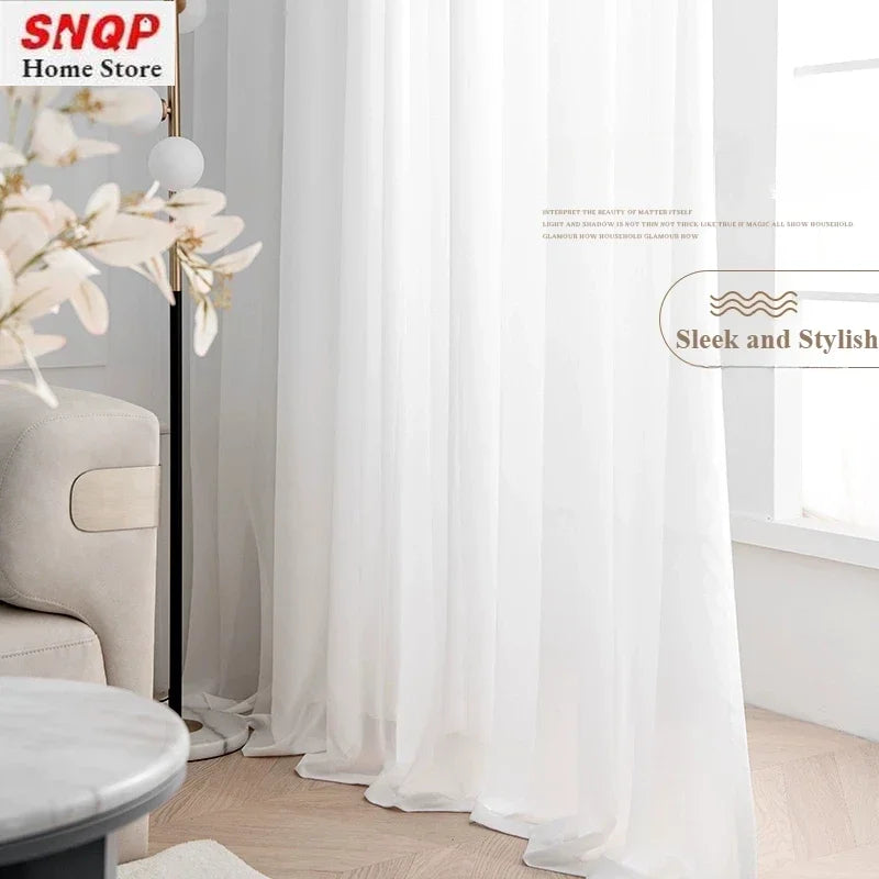 White Blackout Curtains