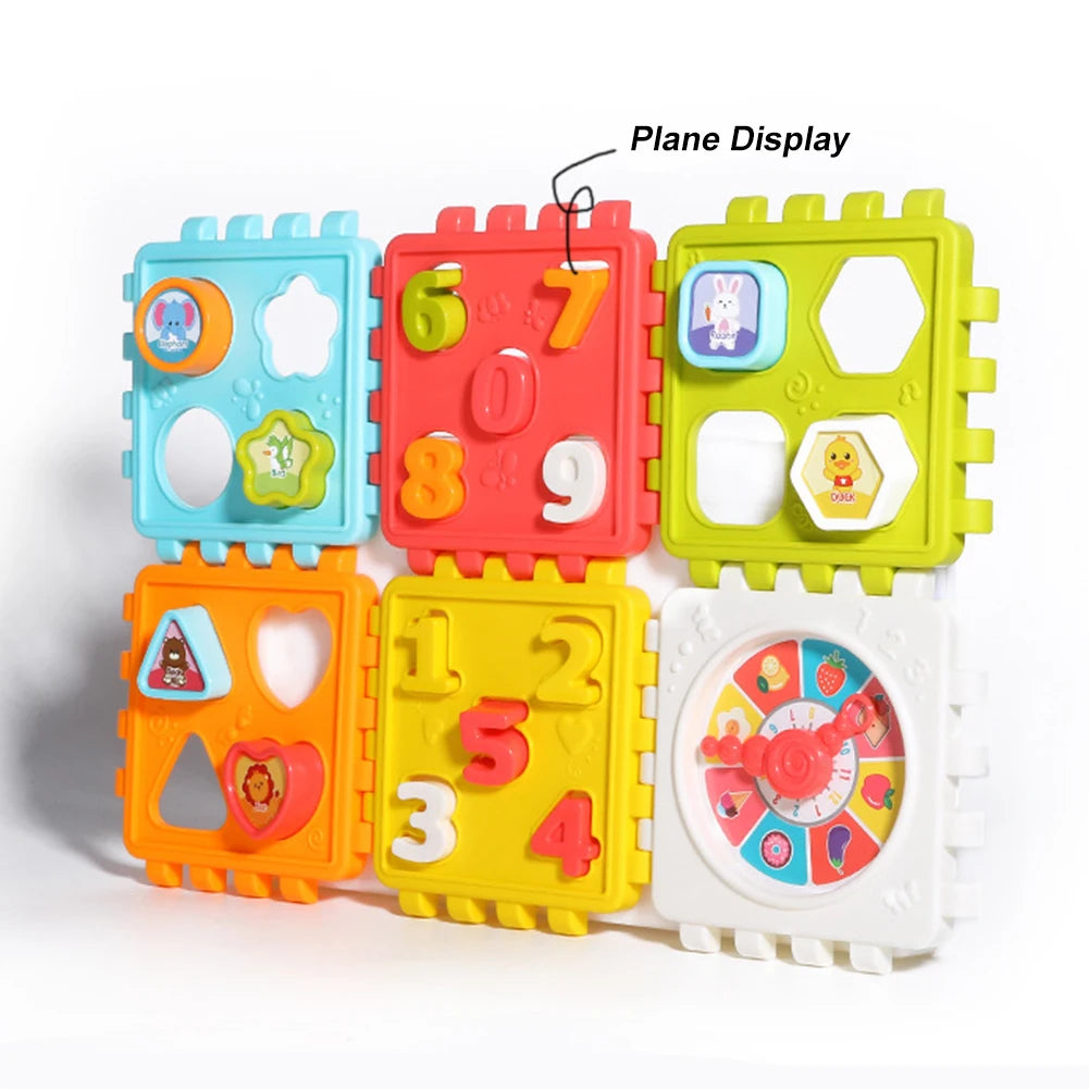 Toddler Activity Cube Box Shape Number Sorting Toys in USA