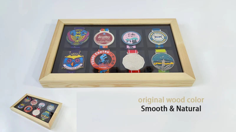 Solid Wood Frame，Marathon Medal Picture Frame, in USA.