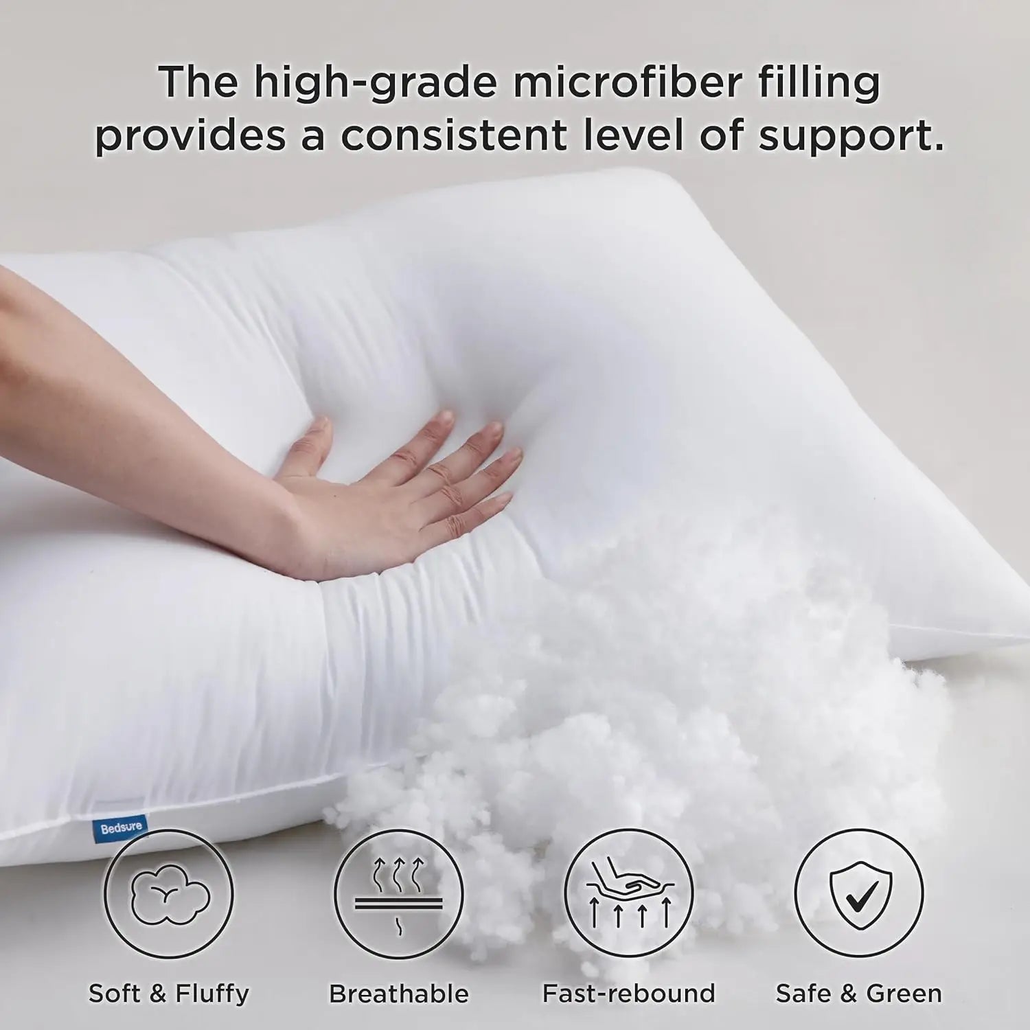 Bedsure Premium Down Alternative Hotel Bed Pillows