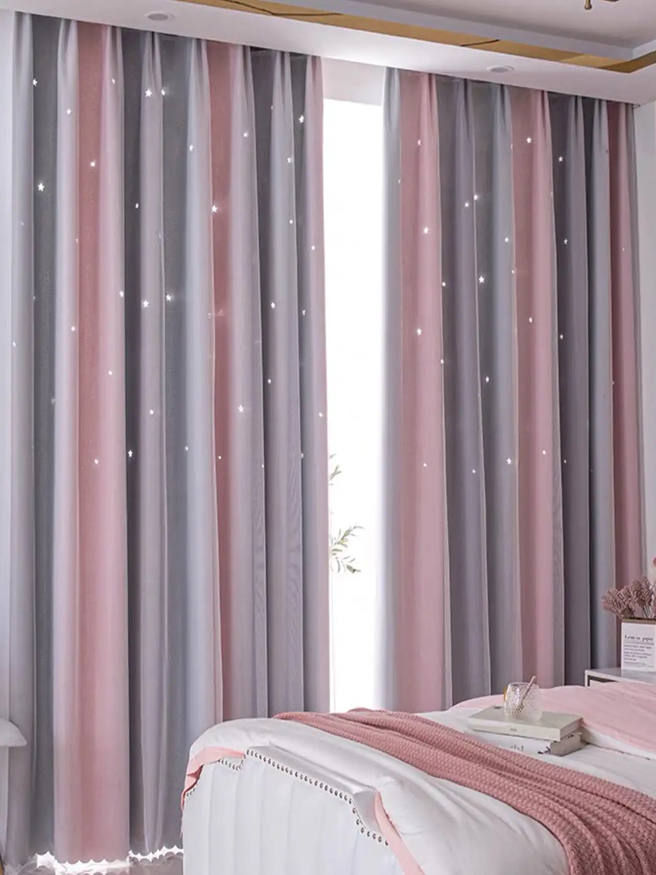 Blackout Kids Curtains for Bedroom Thermal Insulated Silver in USA