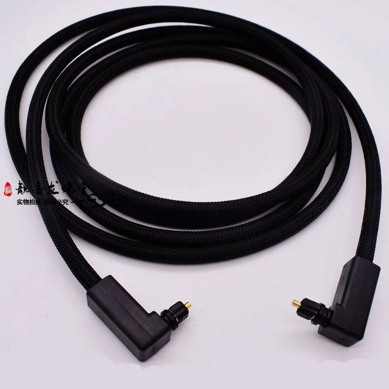 Degree Digital Optical Audio Cable Right Angle Toslink IN USA.