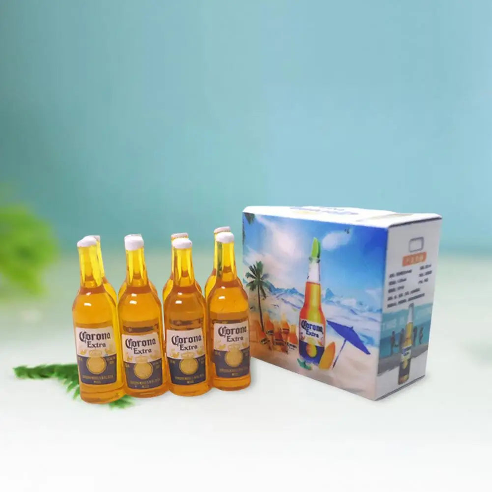 Mini Dollhouse Miniature Drinks Bottles of Beer Model Box in USA