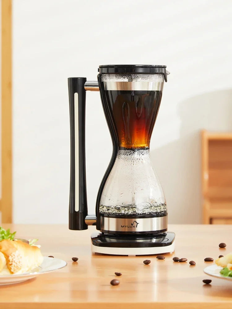 Syphon Coffee Brewer Home Hand Brewed Coffee Pot with Heating in USA.