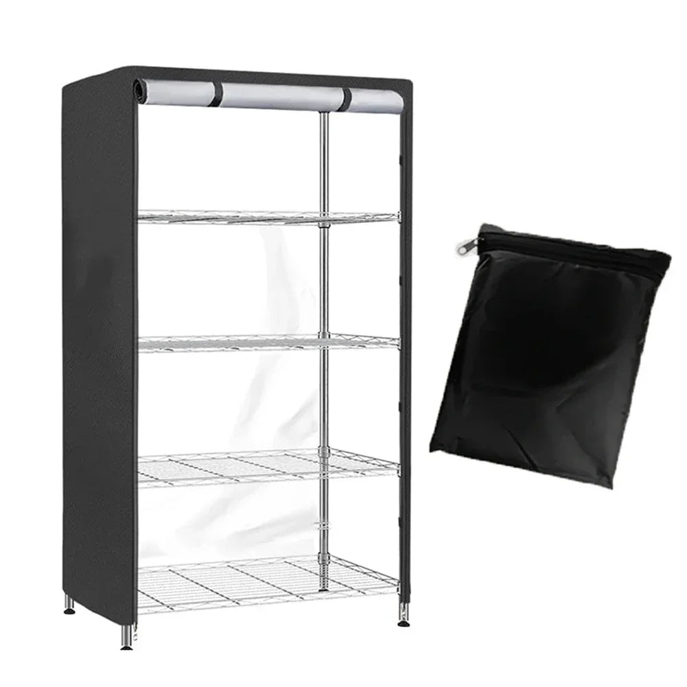 Waterproof Rack Storage Shelving Unit Dust Cover Protector See Through