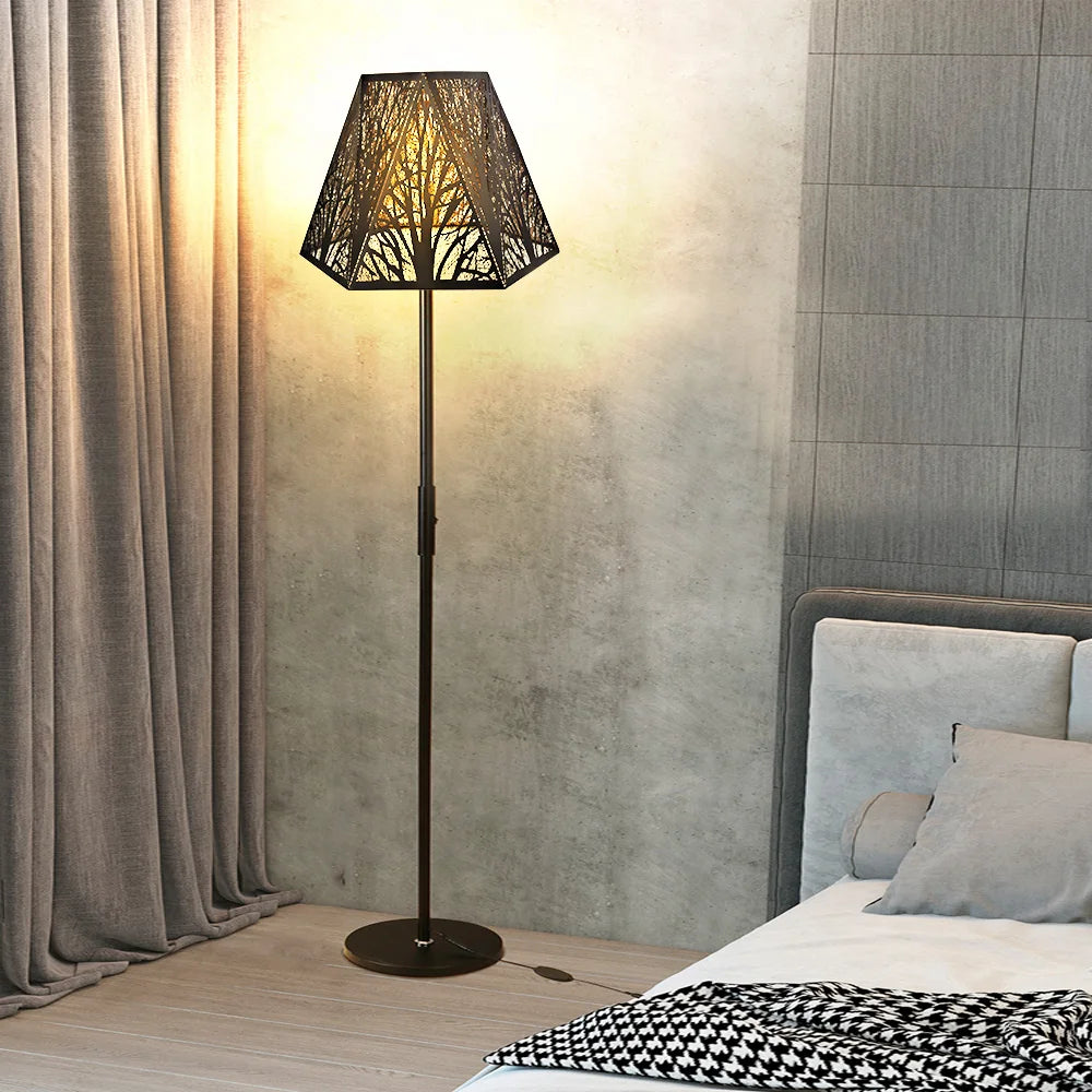 black forest style metal lampshade table lamp floor lamp IN USA.