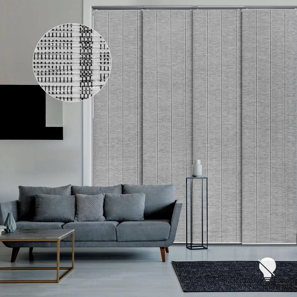 GoDear Design Blackout Adjustable Vertical Blinds Extendable