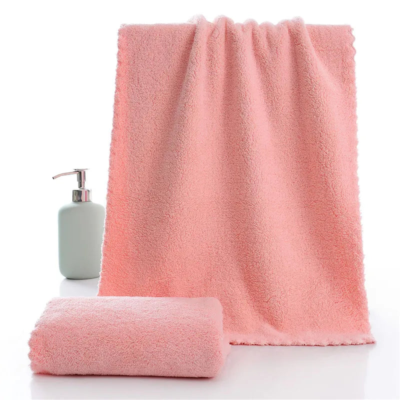 Microfiber Coral Velvet Face Towel Absorbent Cleaning Towel