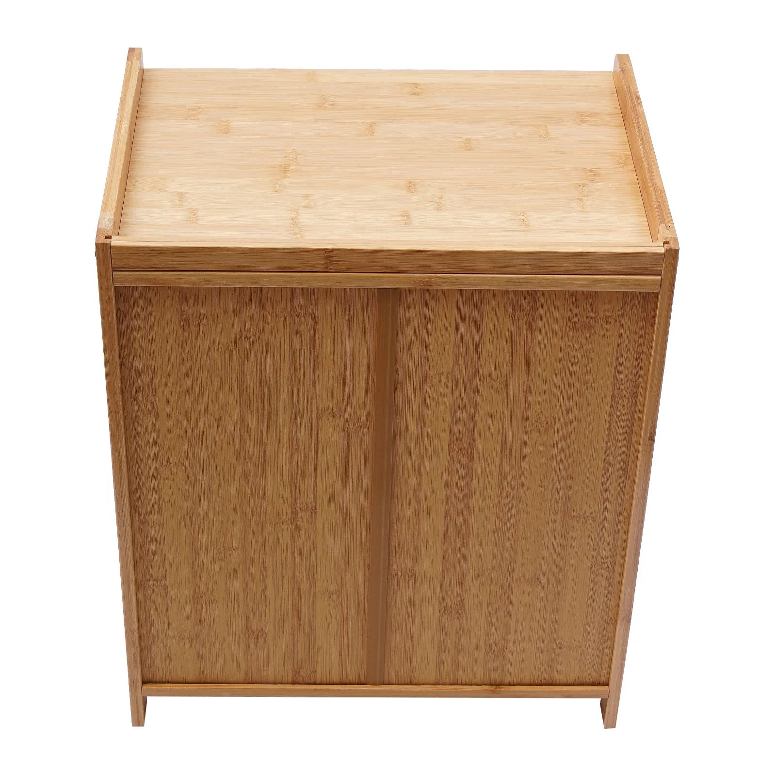 Drawer Modern Bamboo Nightstand Side Table Bedroom IN USA.