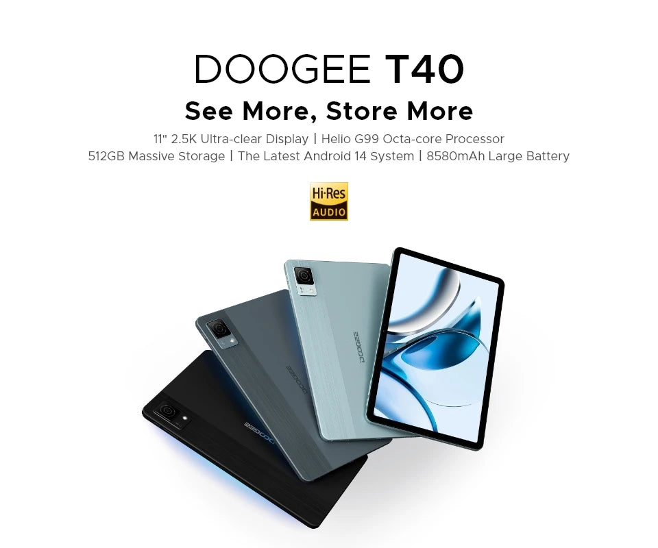 DOOGEE Tablet Android RAM Helio Face Unlock ultra-thin in USA.