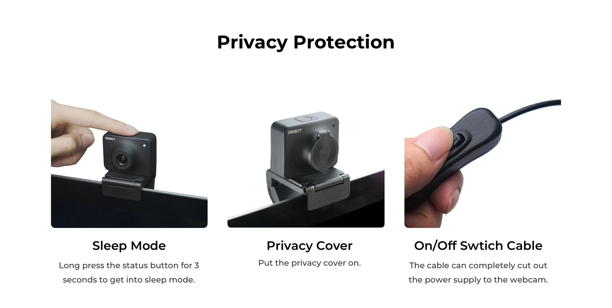 OBSBOT Tiny Meet PTZ Webcam AI-Tracking Auto-Framing in USA.