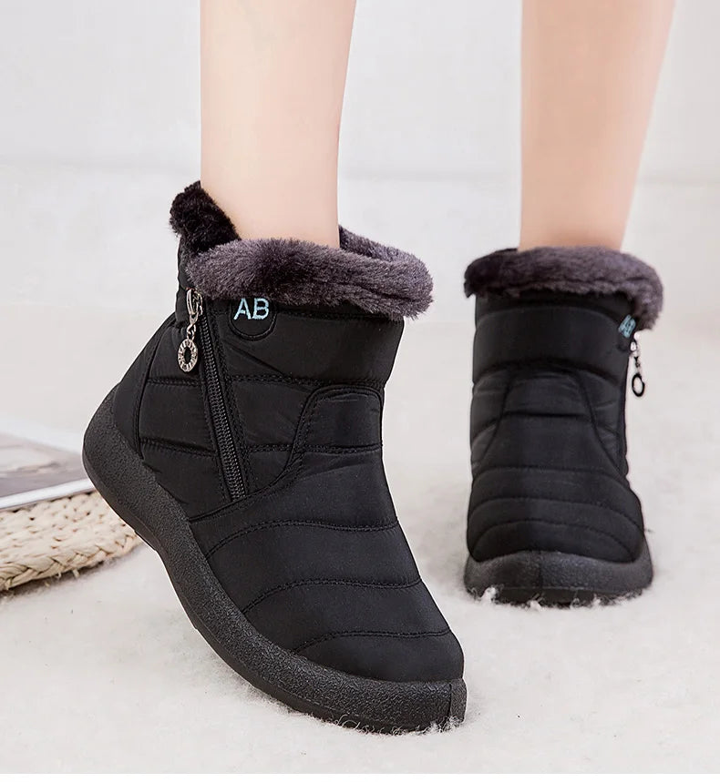 Women's Boots Women's Winter Boots Fur Winter Shoes For Women Ankle Bo