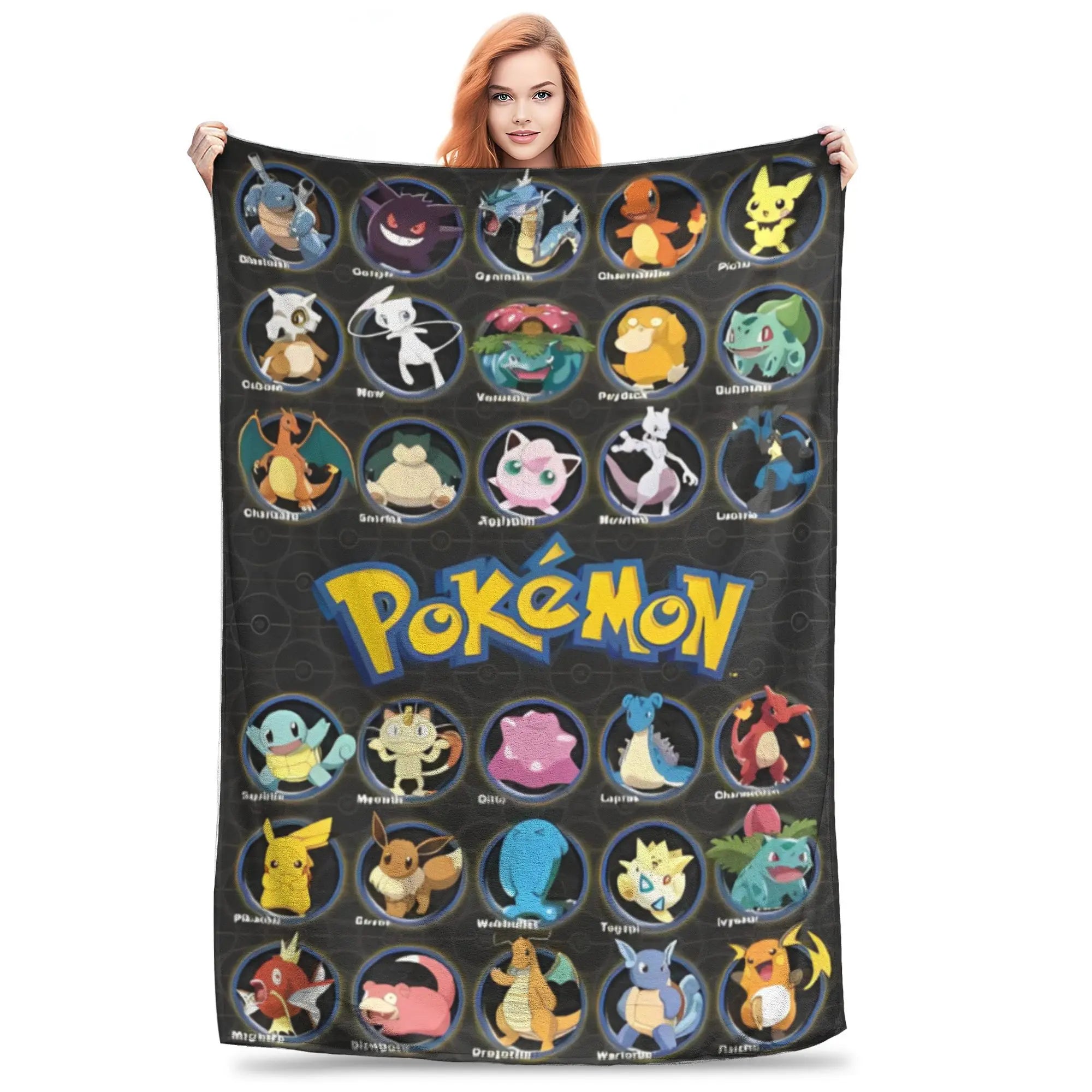 Pokemon Characters Pikachu Blanket Multiple Sizes in USA.