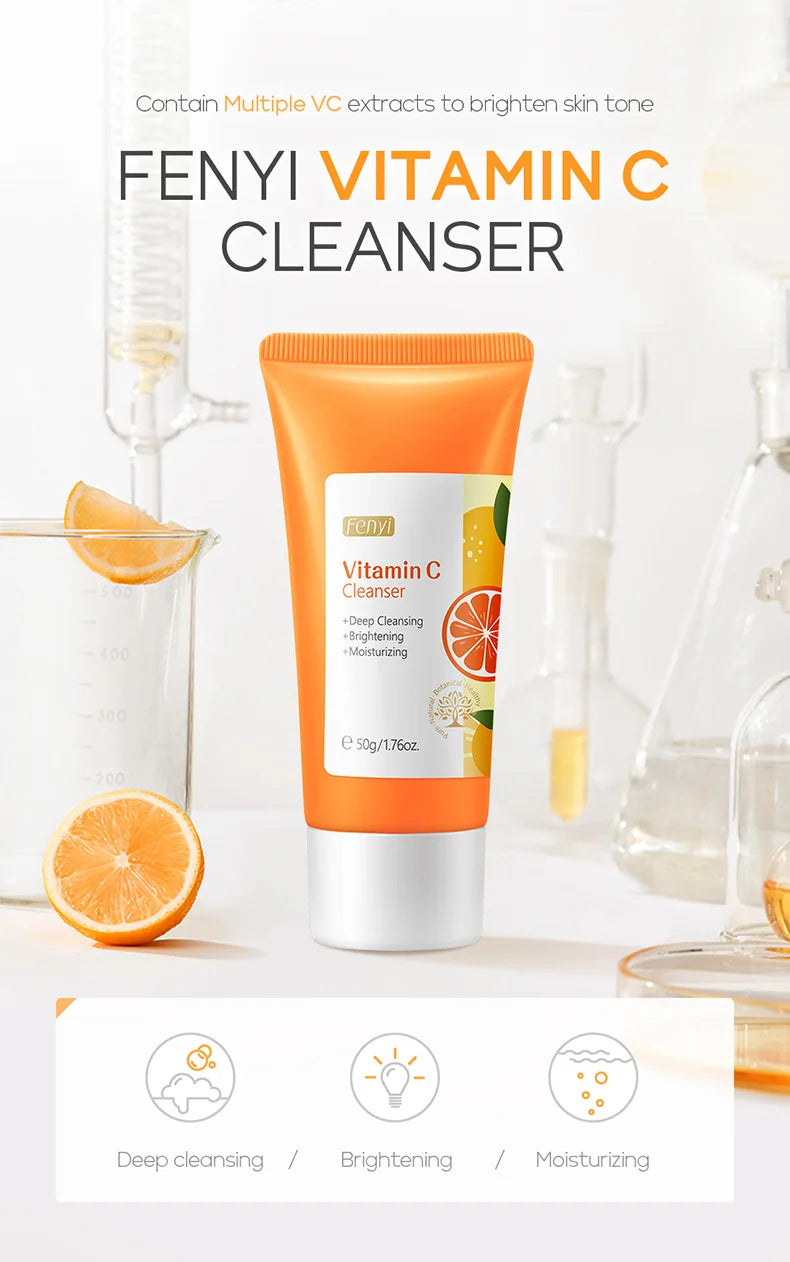 Vitamin C Facial Cleanser Skin Cleansing Moisturizing in USA