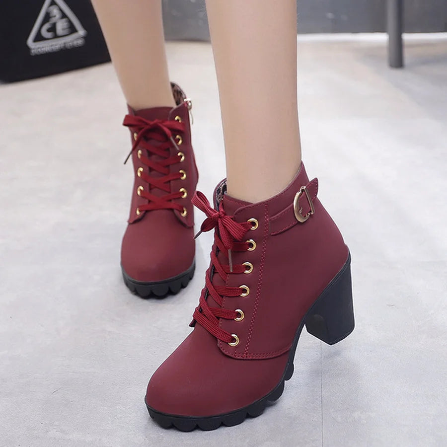 New Spring Winter Women Pumps Boots High Quality in USA