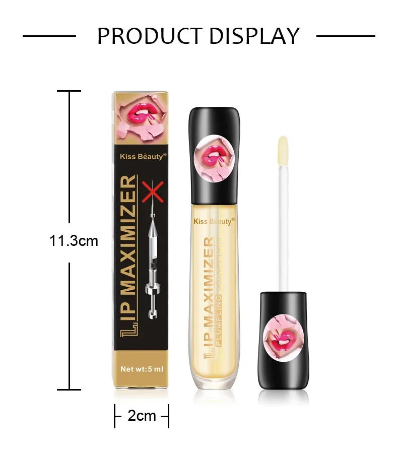 Instant Volumising Lip Plumper Serum Sexy Lip Oil Gloss in USA