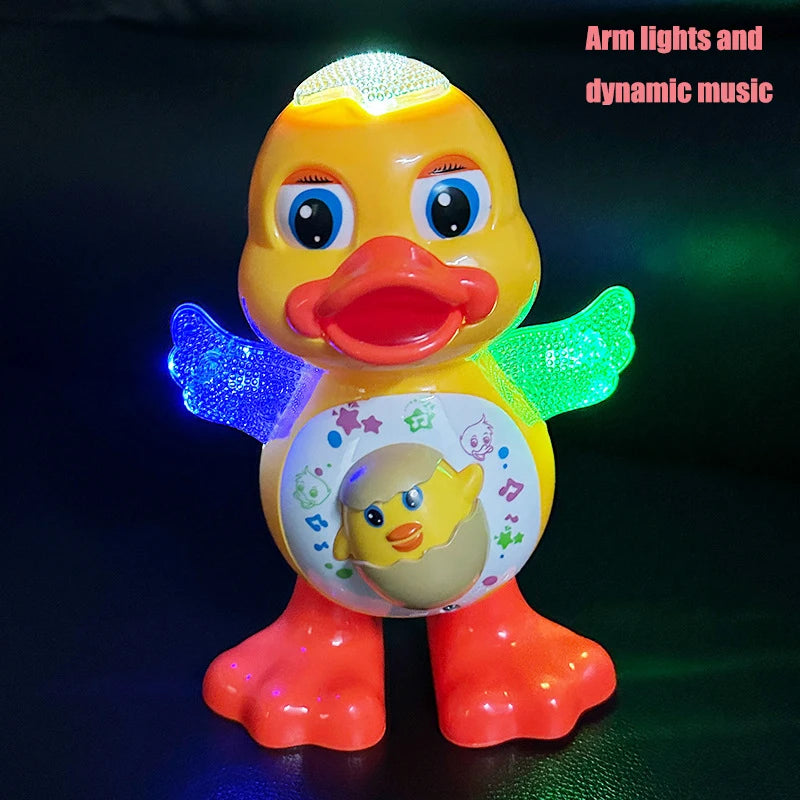 Electric Dancing Duck Funny Blink Eyes Flashing Light Shake in USA