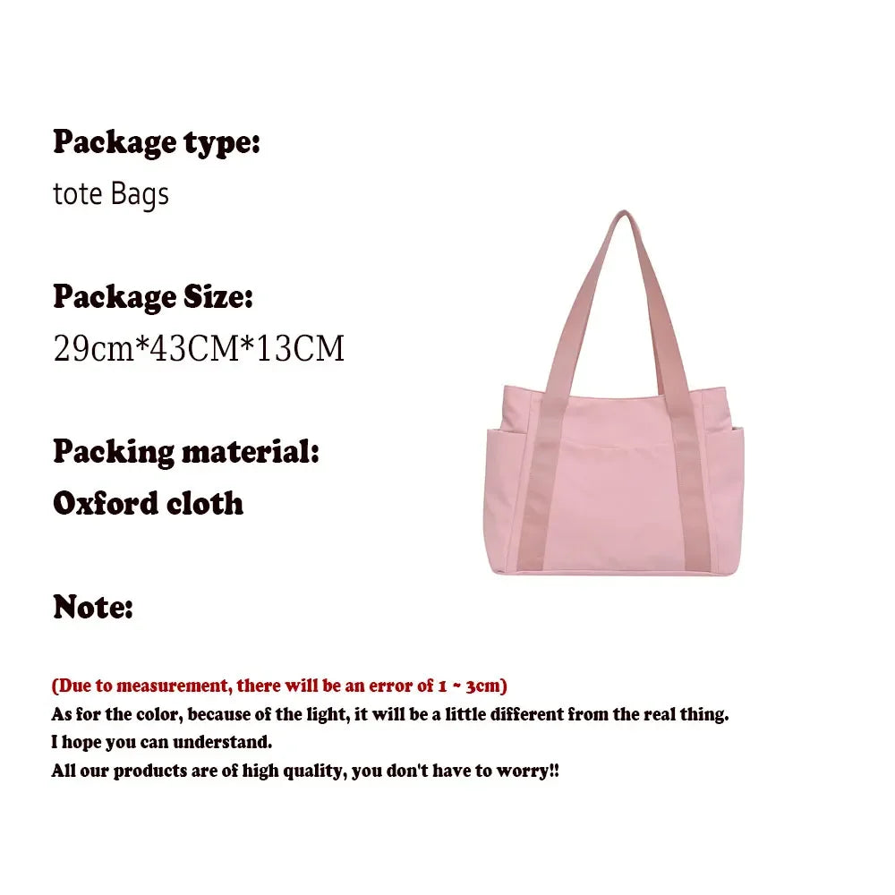 Large Capacity Shoulder Bag Women, Durable Nylon Casual Bag in USA