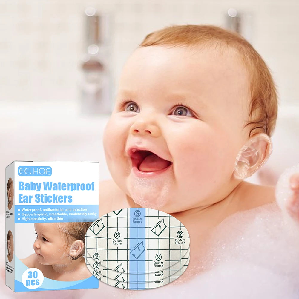 Baby Waterproof Ear Stickers Swimming Infant Disposable in USA