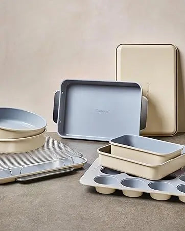 Nonstick Ceramic Bakeware Set Baking Sheets in USA.